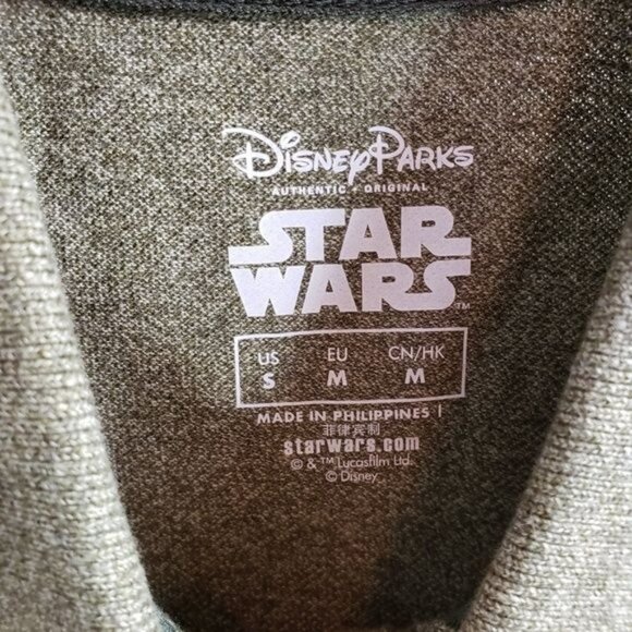 Disney Parks Polo Boba Fett Shirt Star Wars Mandalorian Knit Mens Top - Picture 3 of 10